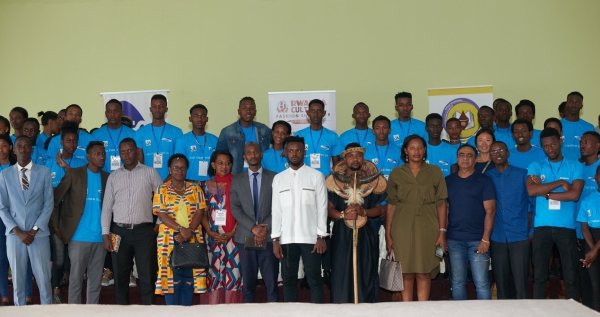 PHOTO RCFS: These are participants, and fashion stakeholders after discussions &quot; Made in Rwanda- Made In Africa&quot; discussions in 2019 at Chez Lando Hotel, Kigali.