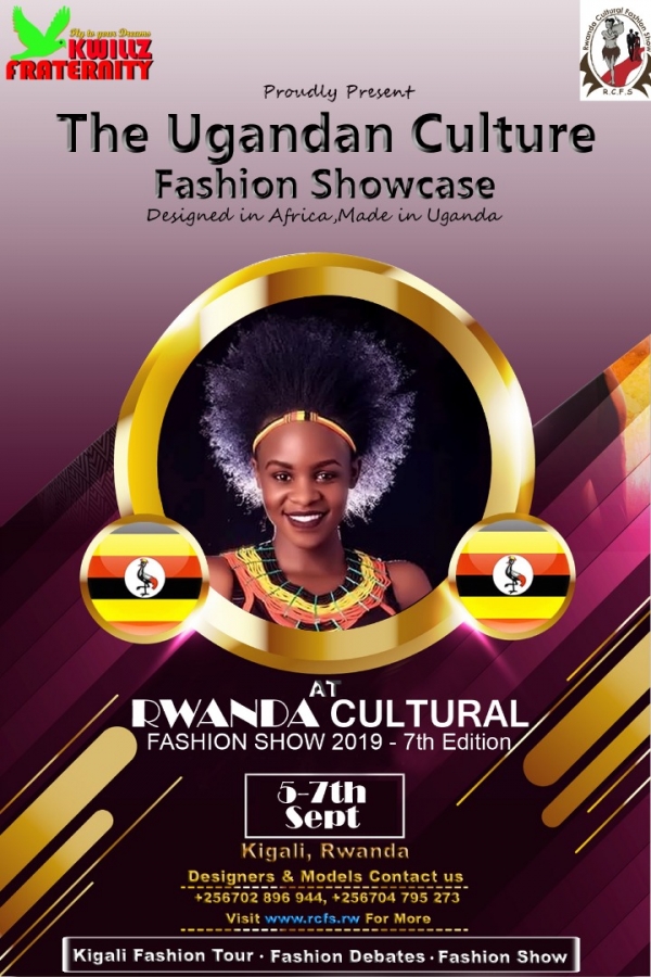 The Ugandan Culture Fashion Showcase is a special presentation of the Ugandan Authentic Designs by the Ugandan Designers at the Rwanda Cultural Fashion Show.